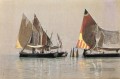 italien Bateaux Venise paysage marin William Stanley Haseltine